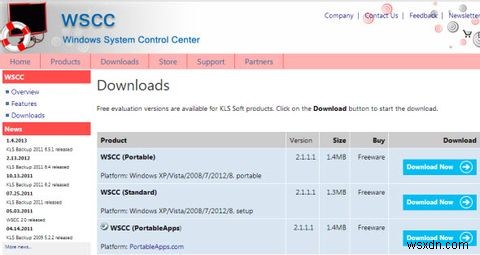 Windows 시스템 제어 센터를 사용하여 USB 툴킷을 시작하십시오. 