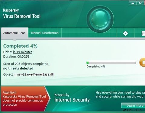 Kaspersky 바이러스 제거 도구로 PC를 빠르고 무료로 확인하세요 