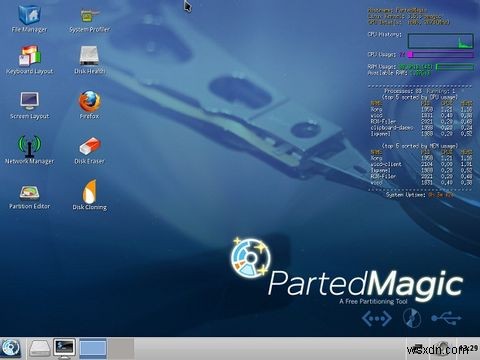 Parted Magic:하나의 라이브 CD에 담긴 완벽한 하드 드라이브 도구 상자 