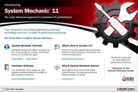 System Mechanic 11:PC 튠업 및 즉시 성능 향상 [경품] 
