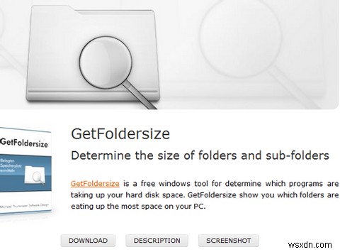 GetFoldersize는 하드 디스크 사용량을 빠르고 쉽게 계산합니다. [Windows] 