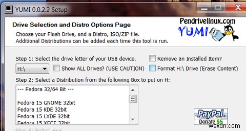 YUMI를 사용하여 하나의 USB 디스크에서 여러 라이브 CD 부팅 [Windows] 