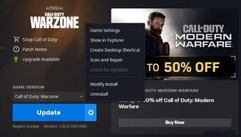 Call of Duty:Warzone이 Windows 11 및 10에서 실행되지 않는 문제를 해결하는 방법 
