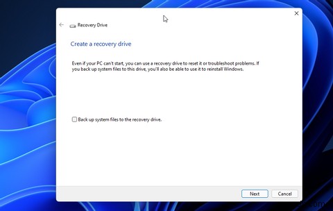 Windows에서 복구 드라이브 오류를 생성하는 동안 발생한 문제를 수정하는 방법 