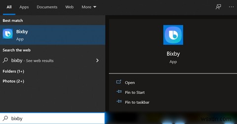 Windows용 Samsung Bixby 사용 가능:알아야 할 사항 