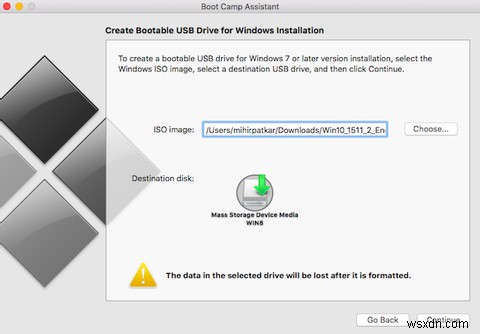 Mac에서 부팅 가능한 Windows 10 설치 프로그램 USB를 만드는 방법 