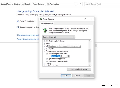 Windows 10에서 궁극적인 성능 전원 관리 옵션을 활성화하는 방법 
