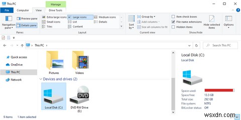 Windows 10에서 BitLockers 상태를 확인하는 방법 