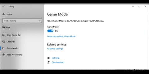 Windows 10에서 게임을 할 때 화면이 어두워지는 것을 중지 