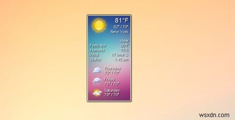 Windows를 위한 7가지 최고의 날씨 위젯 