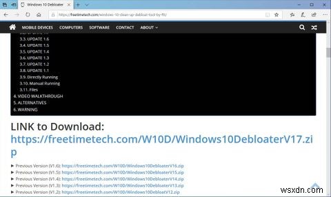 Windows Decrapifier 및 Debloater를 사용하여 Windows 10에서 보풀 제거 