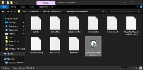 Windows Decrapifier 및 Debloater를 사용하여 Windows 10에서 보풀 제거 
