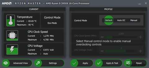 Ryzen Master를 사용하여 Windows PC를 오버클럭하고 모니터링하는 방법 