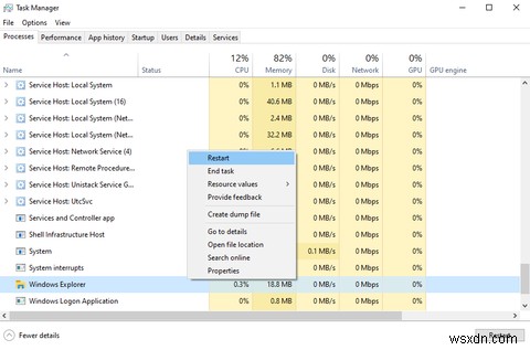 작동이 중지될 때 Windows 10 시작 메뉴 검색을 수정하는 8가지 방법 