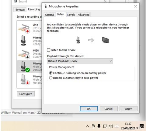 Windows 10에서 마이크 오디오 피드백 루프를 수정하는 방법 