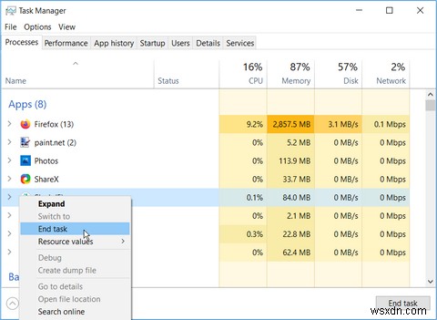 Windows 10 휴지통이 비어 있지 않을 때 수정하는 6가지 방법 