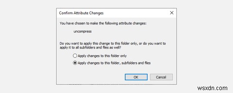 Windows 10에서 파일 압축을 비활성화하는 방법 