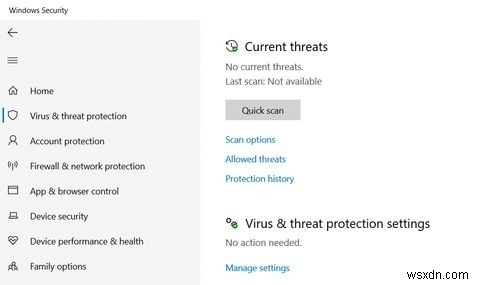 Windows 10에서 맬웨어 방지 서비스 실행 높은 CPU 사용량을 수정하는 방법 