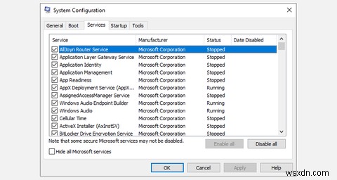 Windows 10에서 클린 부팅을 수행하는 방법 