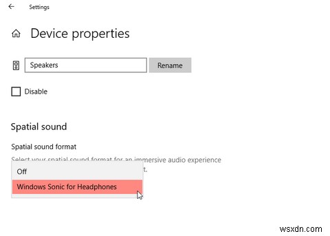 헤드폰용 Windows Sonic으로 공간 사운드를 즐기는 방법 