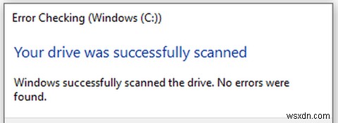 Windows 10에서 CHKDSK, SFC 및 DISM의 차이점은 무엇입니까? 