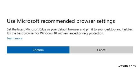 Windows 10은 곧 Microsoft Edge를 사용하도록 유도합니다. 