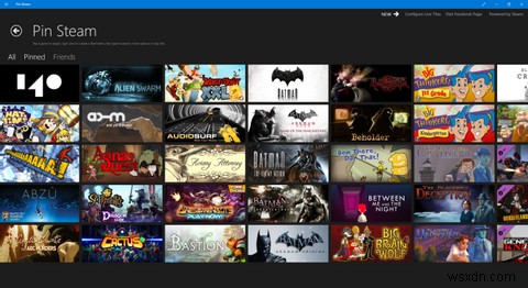 Windows 10에서 Steam 게임을 고정하는 방법 