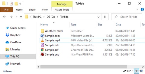 Windows 10에서 파일, 폴더 및 드라이브를 숨기는 방법 