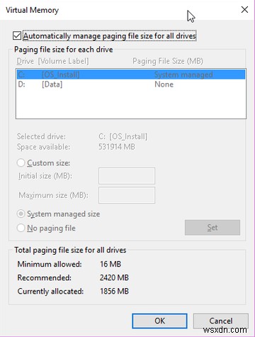 Windows 10을 실행하려면 얼마나 많은 공간이 필요합니까? 