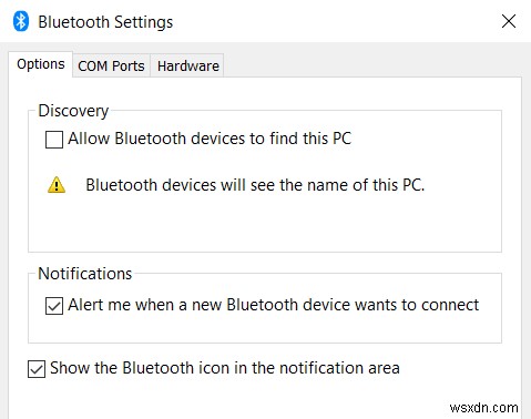 Windows 10에서 Bluetooth를 켜거나 수정하는 방법 