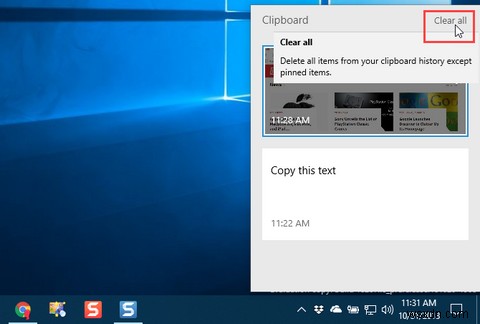 새로운 Windows 10 클립보드:복사 붙여넣기에 필요한 모든 것 