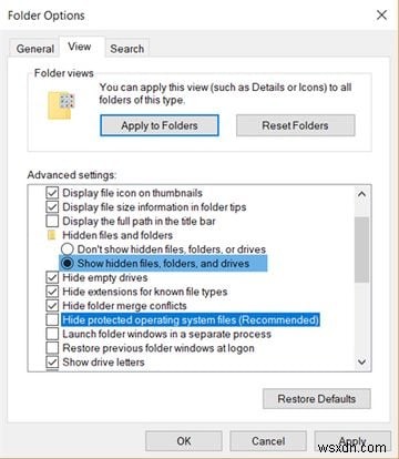 Windows 10에서 잃어버린 휴지통을 복원하는 방법 