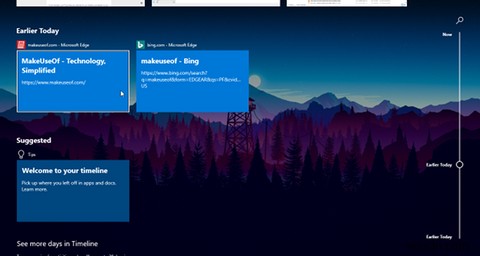 Windows 10 타임라인이란 무엇입니까? 좋은 이유와 사용 방법 