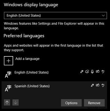 Windows 10에서 시스템 언어를 변경하는 방법 