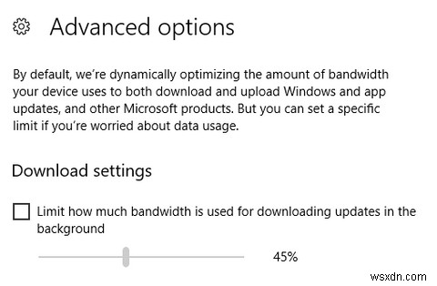 Windows 10s 데이터 및 대역폭 사용을 제어하는 ​​방법 