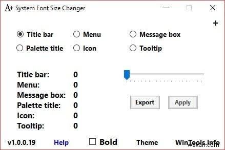 Windows 10 Creator 업데이트 후 시스템 글꼴 크기를 변경하는 방법 