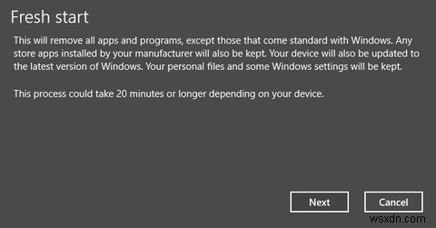 Windows 10을 재설정하거나 새로 고쳐야 하는 한 가지 이유:혼란 