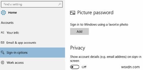 Windows 로그인 화면에서 이메일 주소를 숨기는 방법 