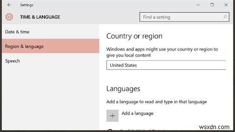 Windows 10 스토어 국가 설정을 변경하는 방법 