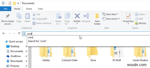 파일 탐색기 주소 표시줄에는 Windows 10의 멋진 기능이 있습니다. 