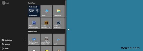 시작 메뉴가 너무 비좁습니까? Windows 10에서 이 새로운 트릭을 사용해 보세요 