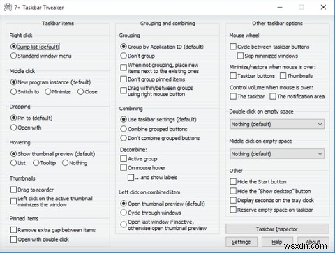 Windows 10을 위한 6가지 고급 작업 표시줄 조정 