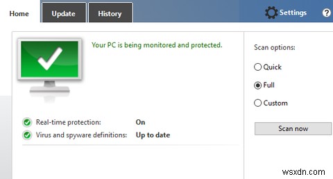 Windows 10에서 Windows Defender 맬웨어 방지를 사용하는 방법 