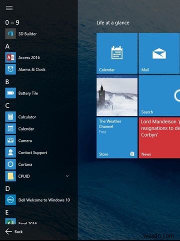 연속체:Windows 10 데스크톱 및 태블릿 모드 간 전환 
