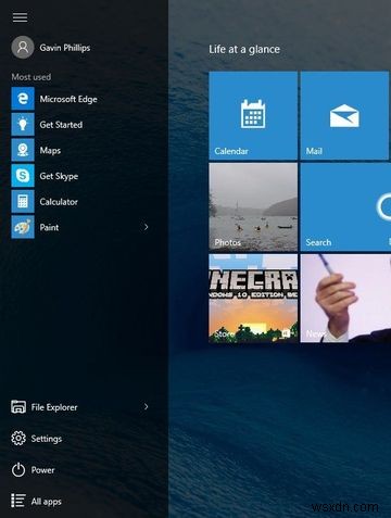 연속체:Windows 10 데스크톱 및 태블릿 모드 간 전환 