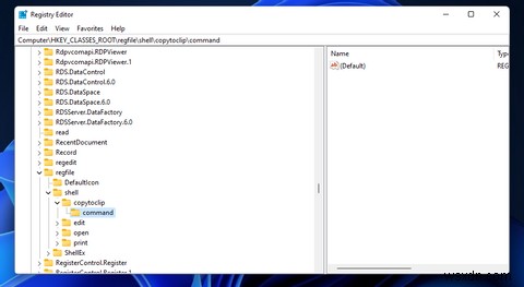 Windows 11의 상황에 맞는 메뉴에 텍스트 파일에 대한 복사본을 클립보드에 추가하는 방법 