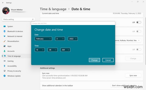 Windows 11에서 날짜 및 시간을 변경하는 방법 