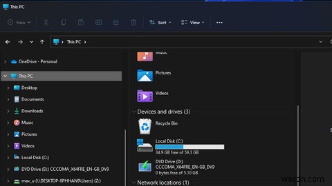 Windows 11에서 파일 탐색기에 휴지통을 추가하는 방법 