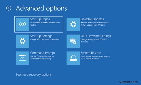 Windows 11에서 고급 시작 옵션 메뉴에 액세스하는 8가지 방법 