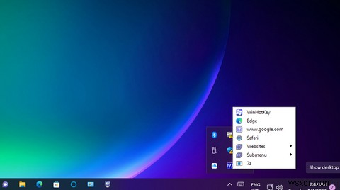 Windows 11 시스템 트레이에 바로 가기 메뉴를 추가하는 방법 